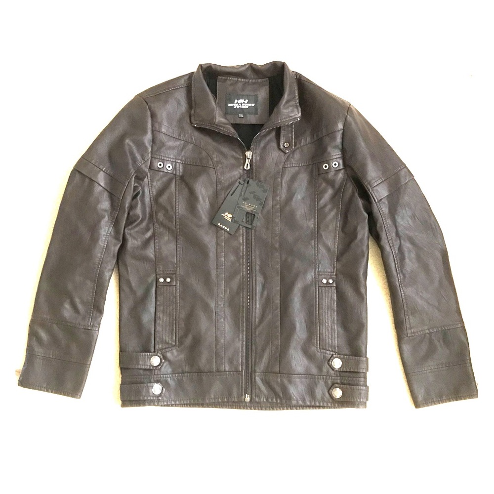 Faux Leather Jacket